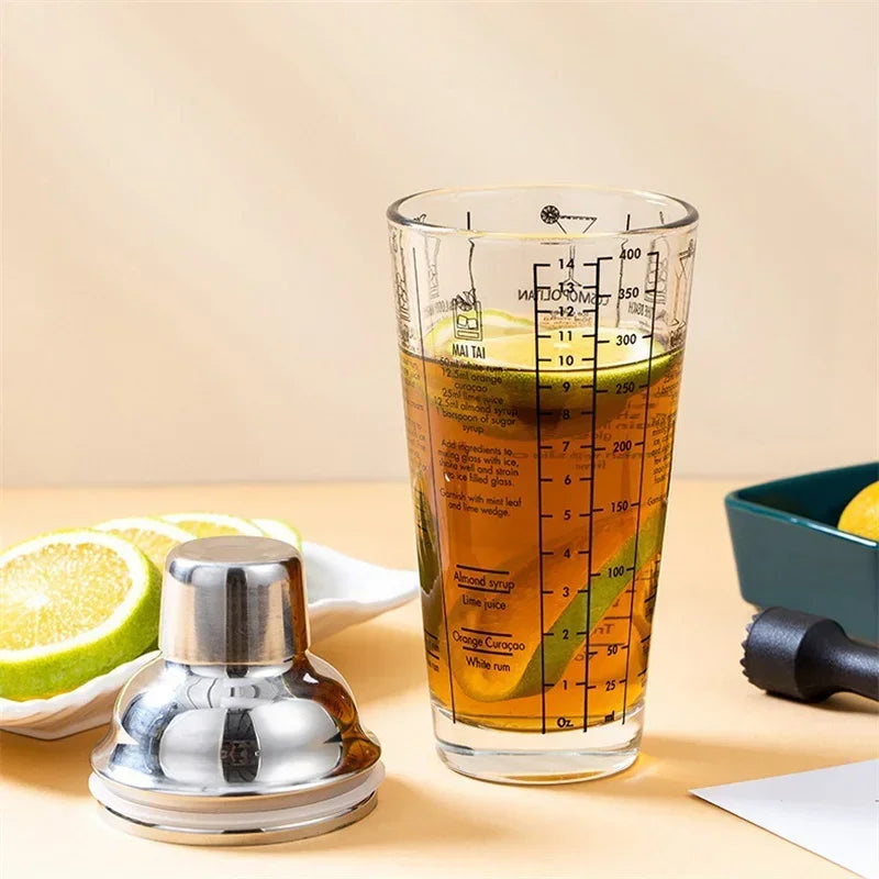 Glass Cocktail Shaker