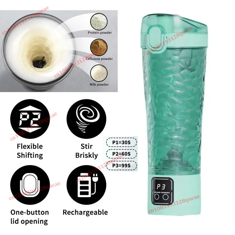 700ML Portable Electric Protein Shaker Bottle