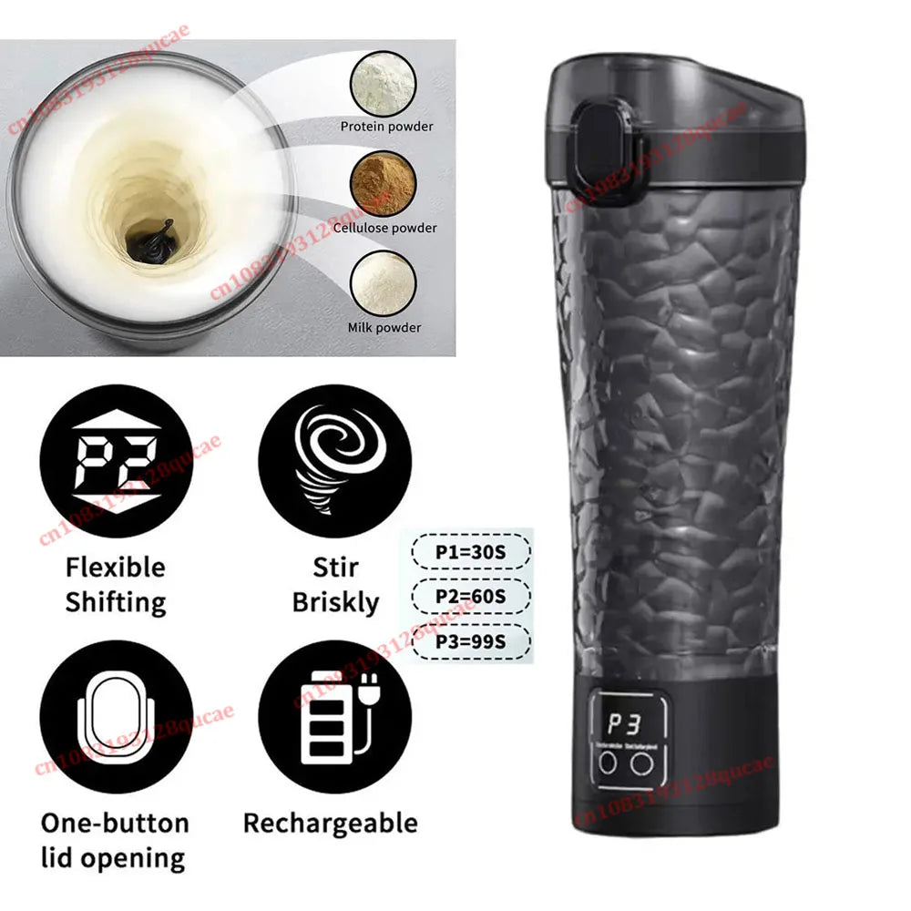 700ML Portable Electric Protein Shaker Bottle