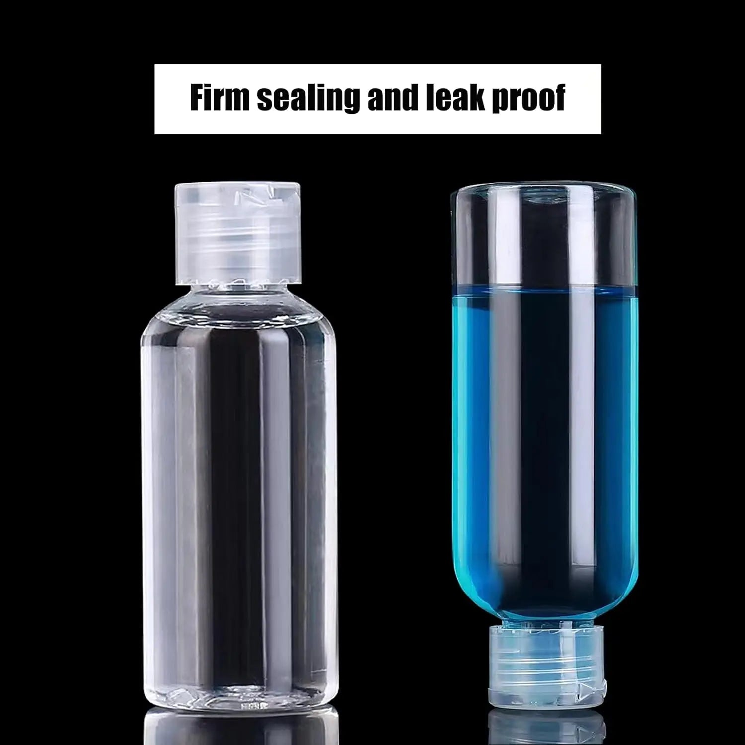 Clear Squeezable Travel Bottles
