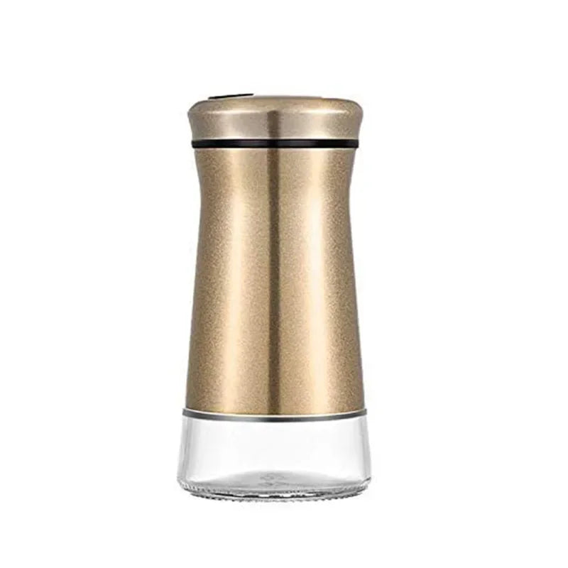 Stainless Steel Salt & Pepper Shakers – Kitchen Seasoning Bottles