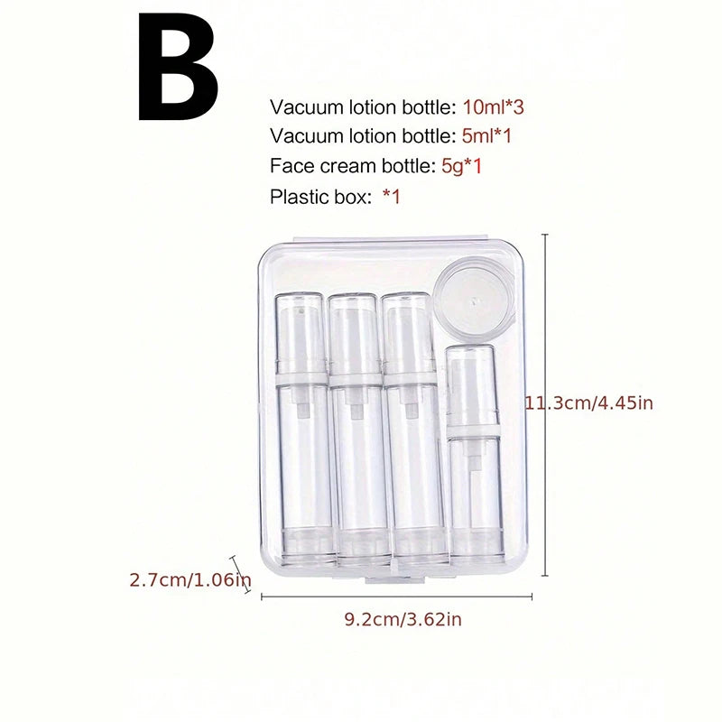 Travel Bottle Set Vacuum Bottle