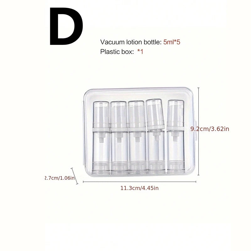 Travel Bottle Set Vacuum Bottle