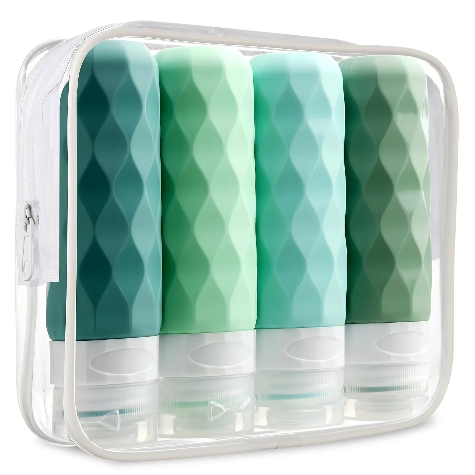 4-Piece Travel Bottles for Toiletries