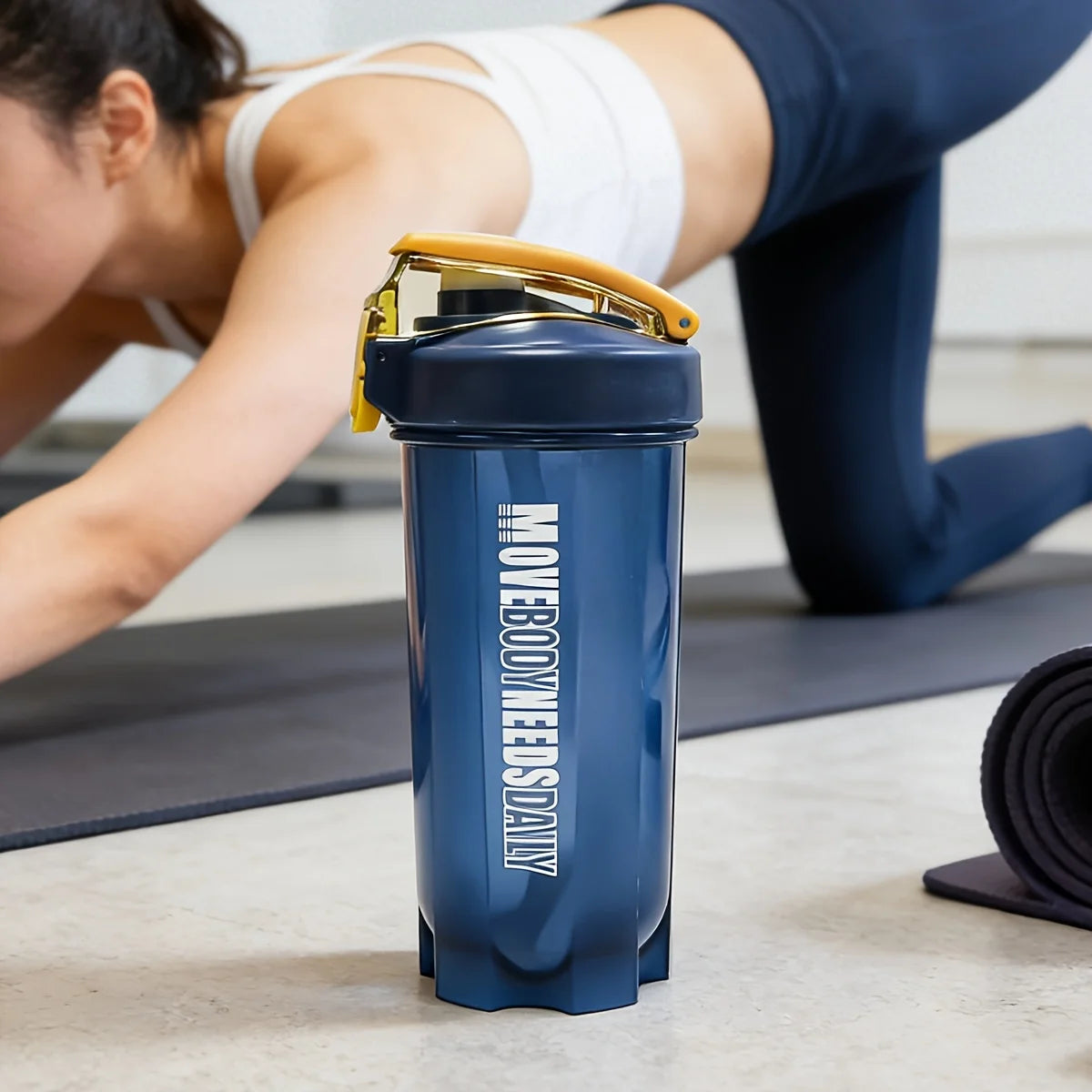 550ML Portable Protein Shaker Bottle
