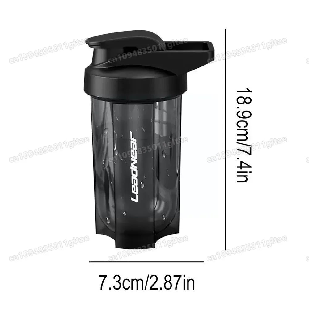 Portable Protein Powder Shaker Bottle