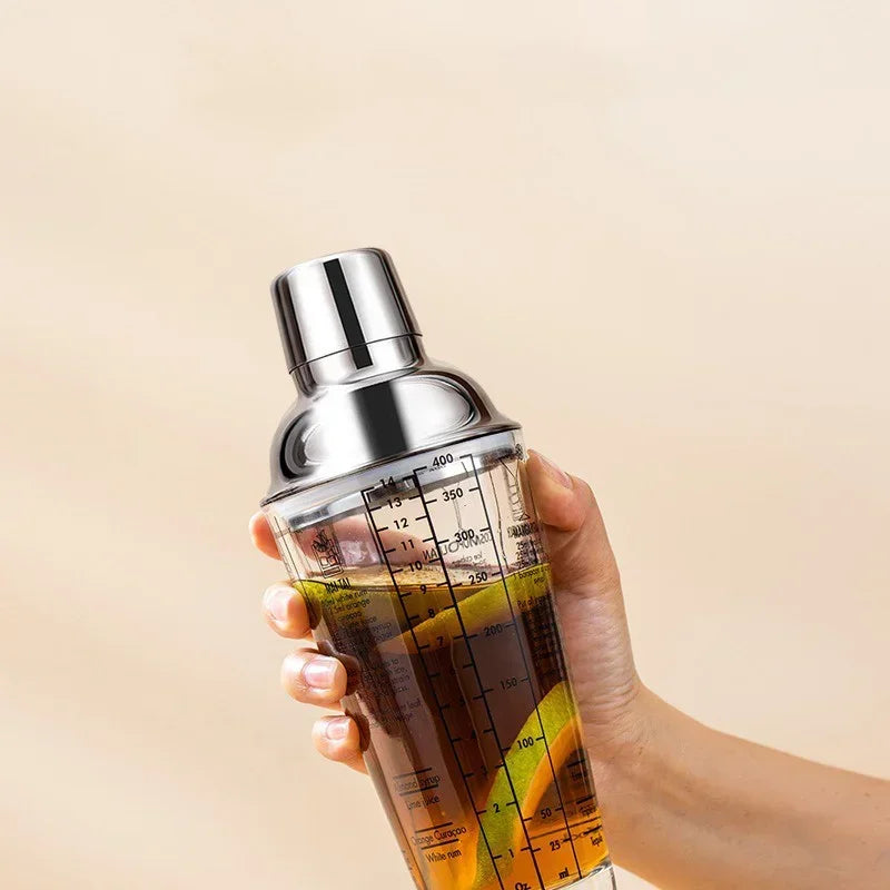 Glass Cocktail Shaker