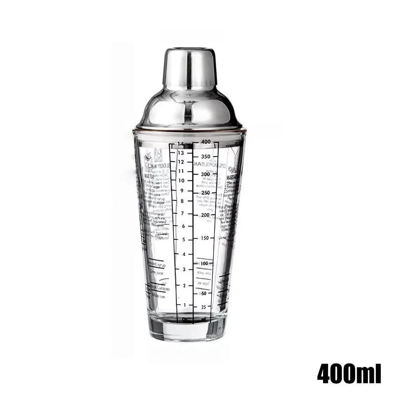 Glass Cocktail Shaker