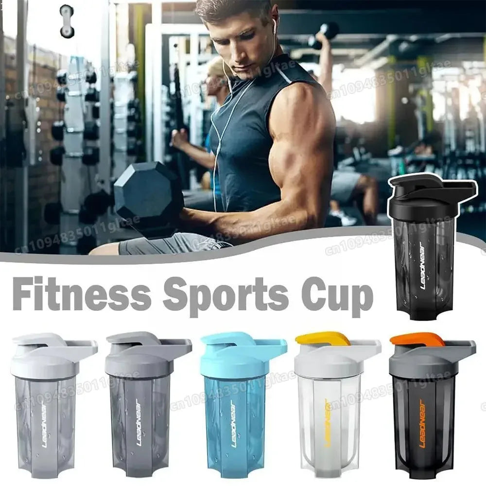 Portable Protein Powder Shaker Bottle