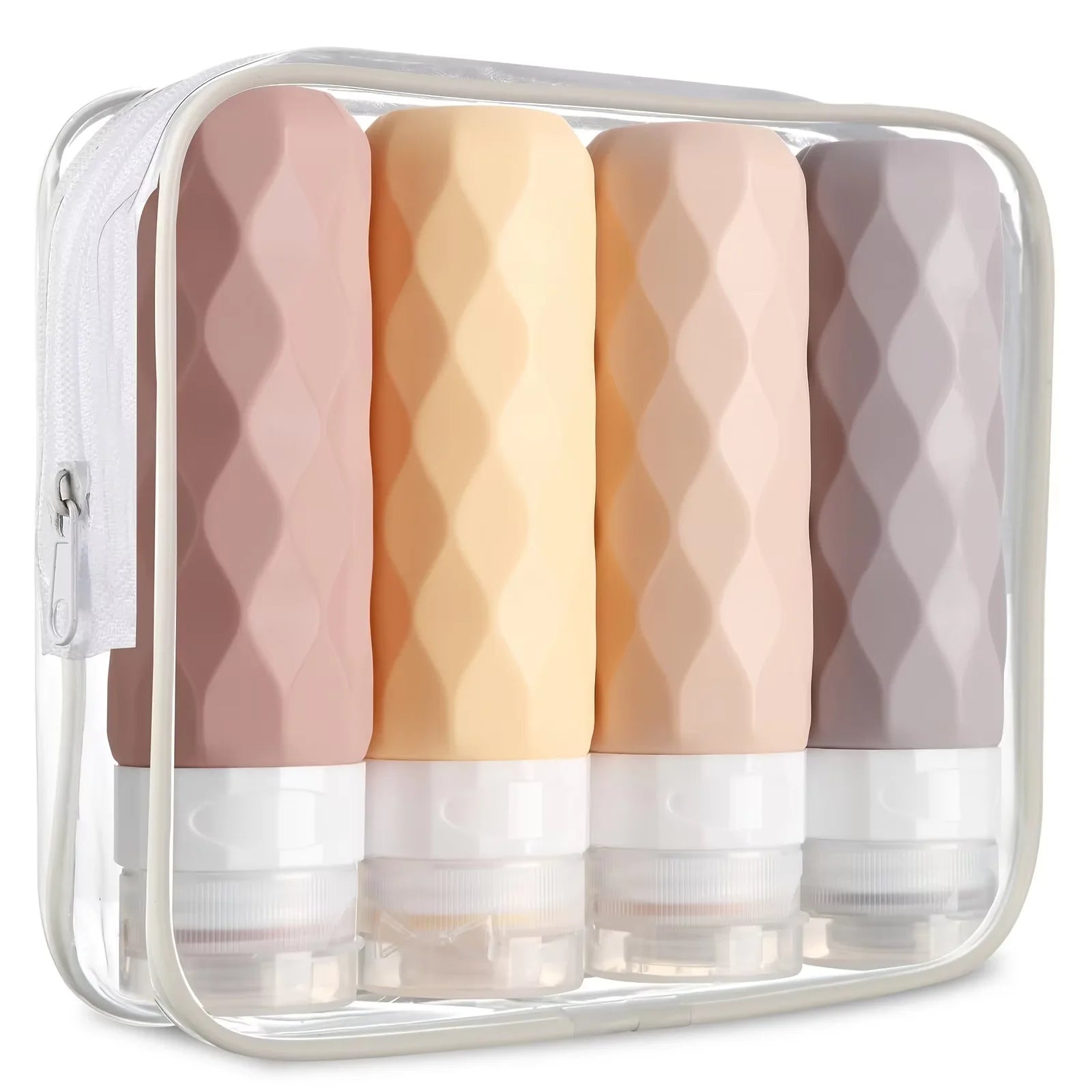4-Piece Travel Bottles for Toiletries