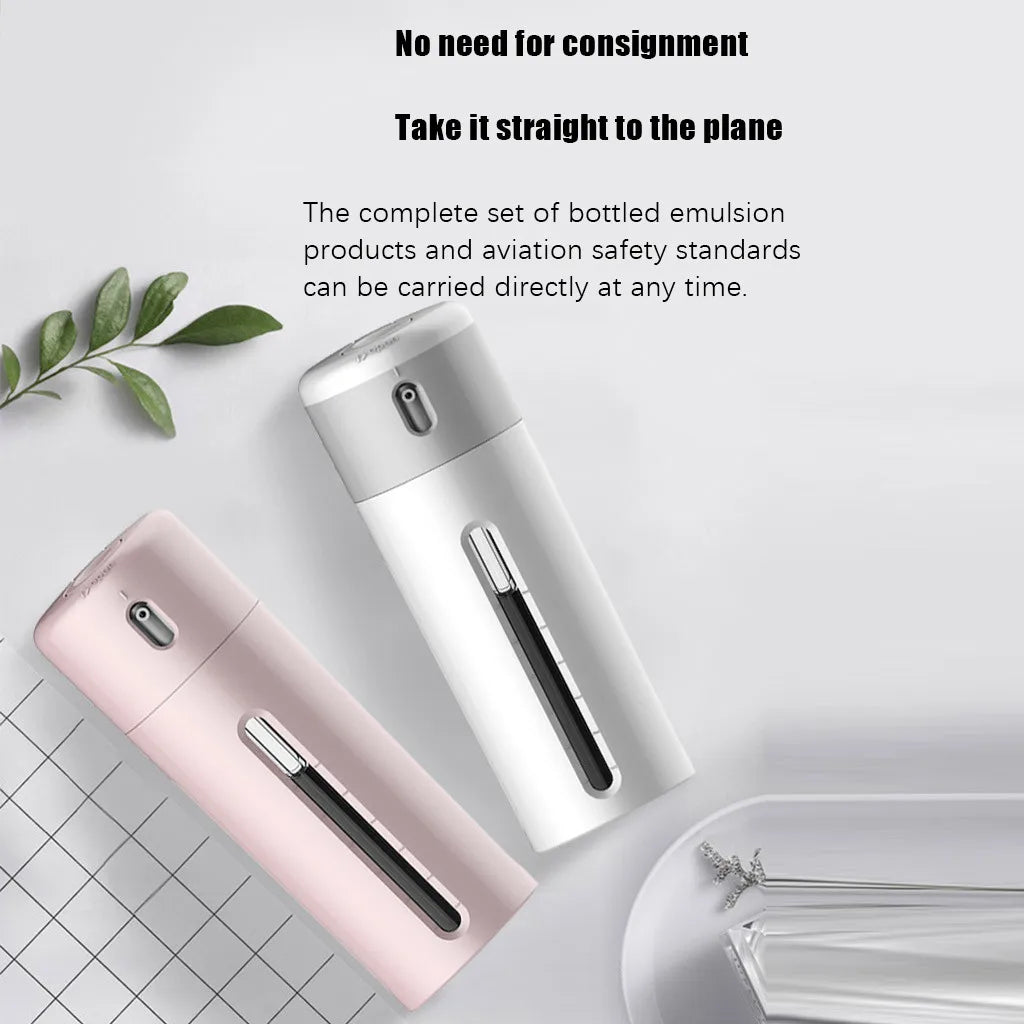 Travel Dispenser Split Bottle 4-in-1