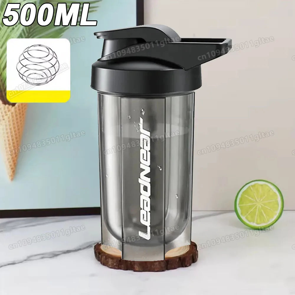 Portable Protein Powder Shaker Bottle