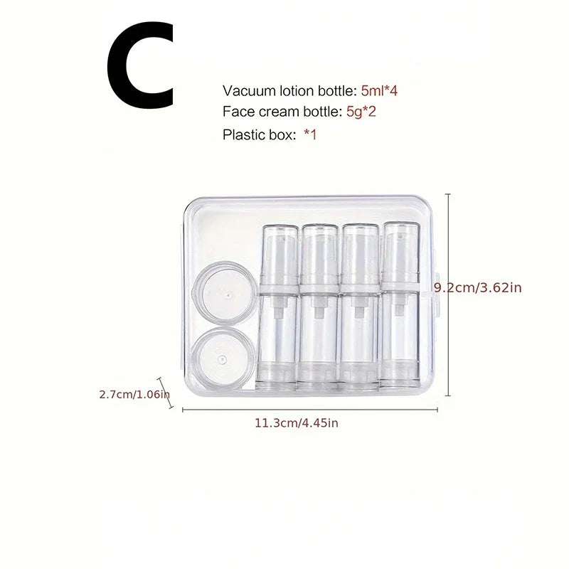 Travel Bottle Set Vacuum Bottle