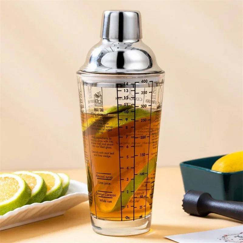 Glass Cocktail Shaker