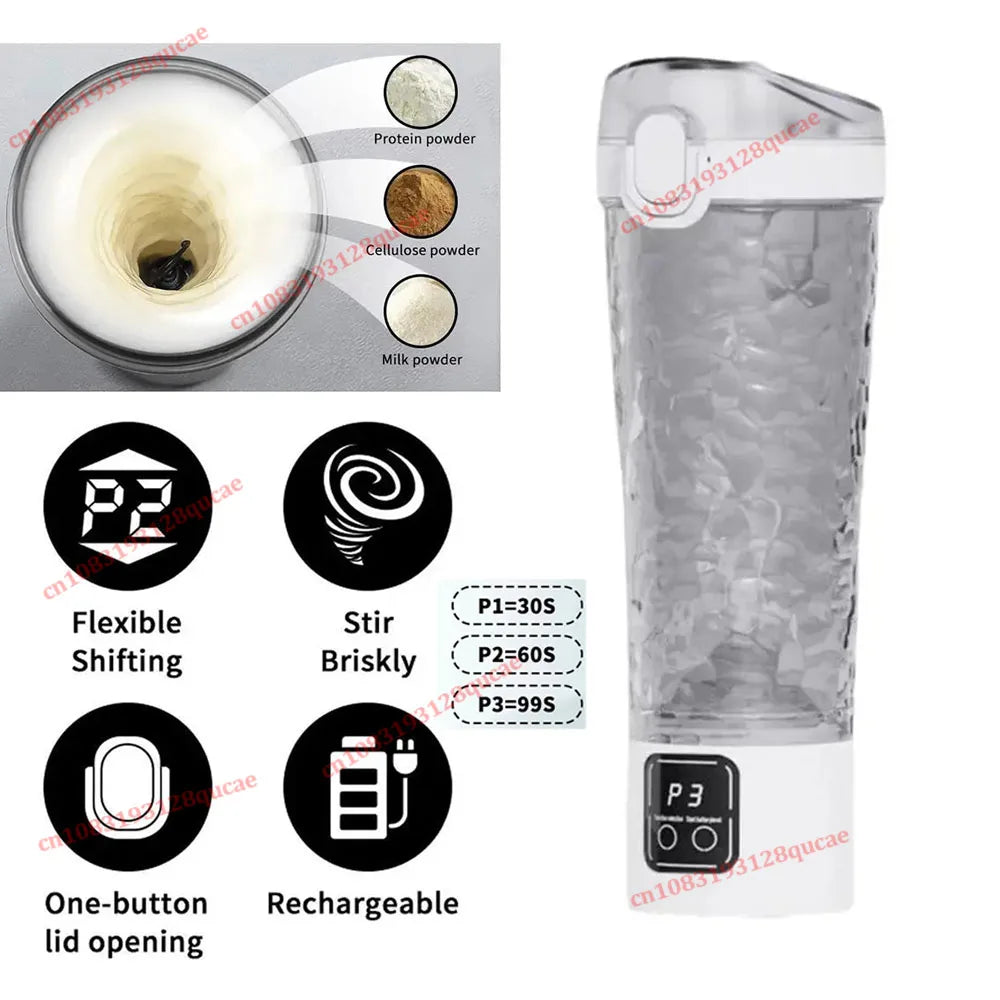 700ML Portable Electric Protein Shaker Bottle